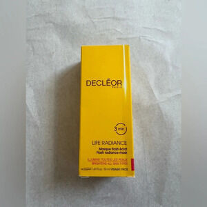 Decleor Life Radiance Flash Mask With Saro Brightens Skin 1.69oz /50ml NIB